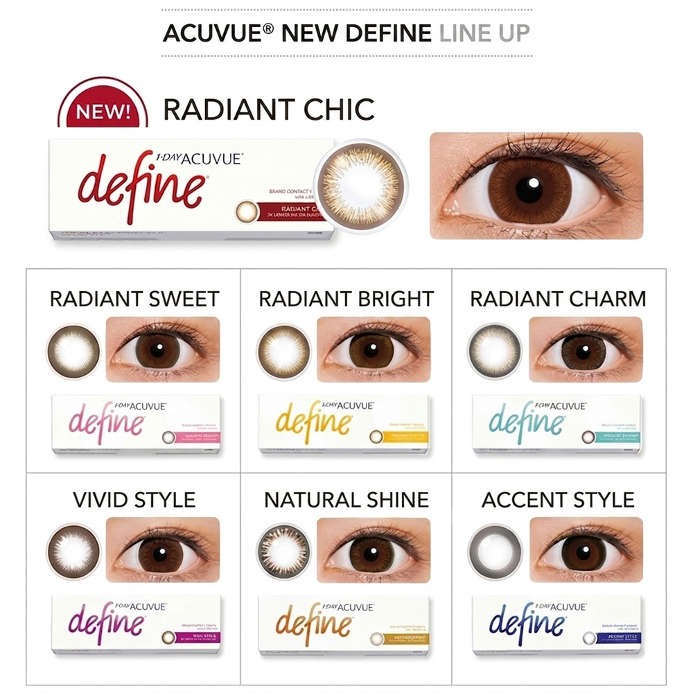 [1-Day] ACUVUE New Define Radiant Charming (30pcs)