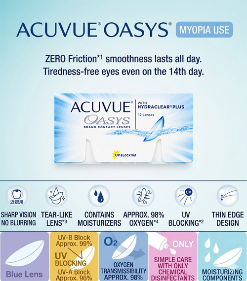 [2-Weeks] ACUVUE Oasys Silicone (12pcs)2
