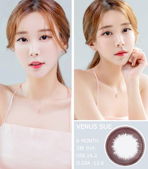 [Toric/6-Month]  VENUS SUE Toric Choco (2pcs)3