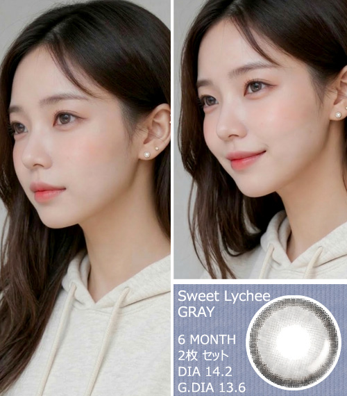 [Toric/6-Month] Sweet・Yuzu Toric Gray (2pcs)3