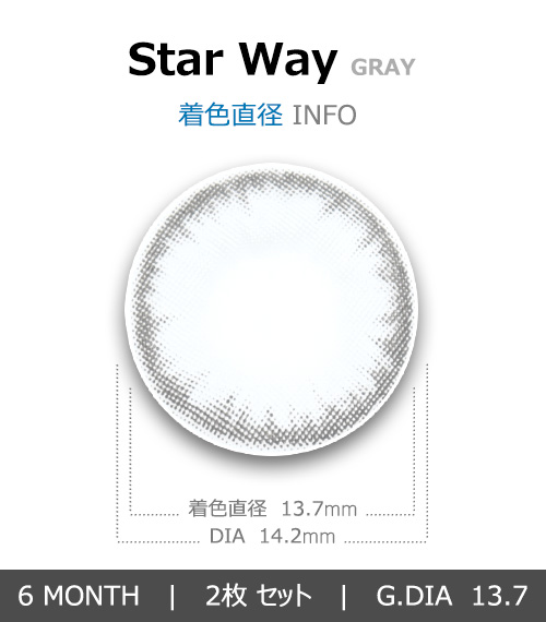 [Toric/6-Month] Star Way Toric Gray (2pcs)4