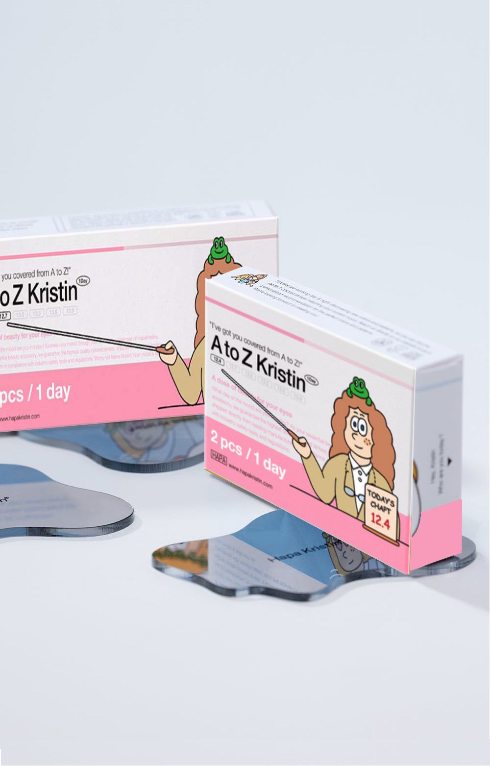 [1-Month] A to Z Kristin Custom Silicone Brown (2pcs)・HapaKristin