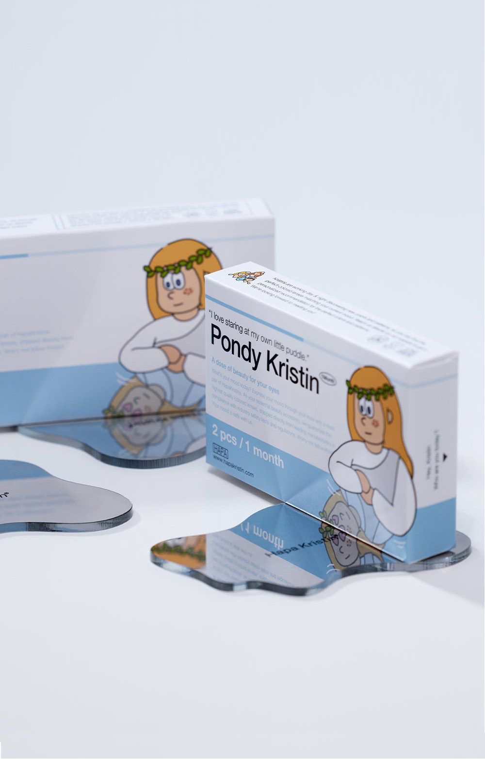 [1-Month] Pondy Kristin Gray (2pcs)・HapaKristin