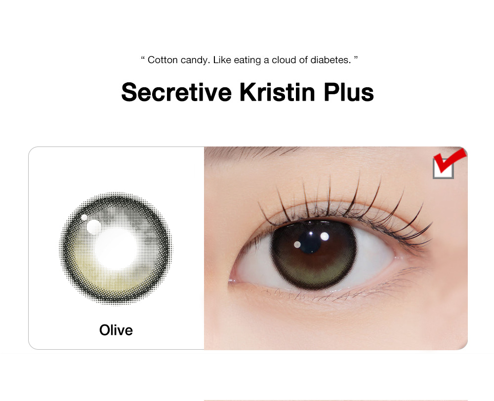 [1-Day] Secretive Plus Kristin Olive (10pcs)・HapaKristin