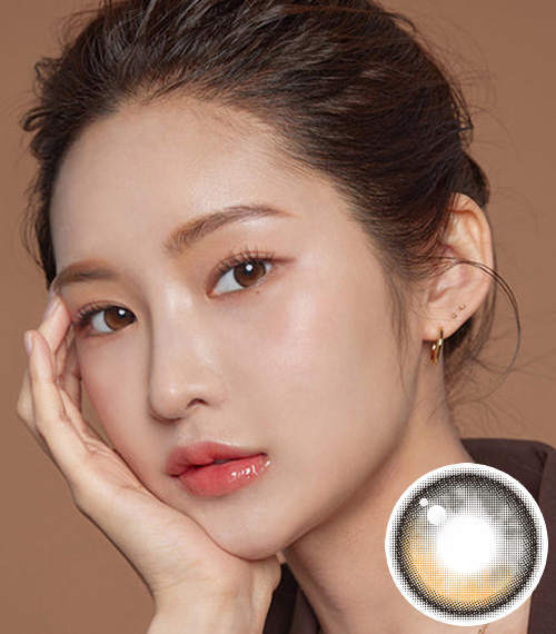 [1-Month] Secretive Kristin Silicone Plus Brown (2pcs)・HapaKristin2