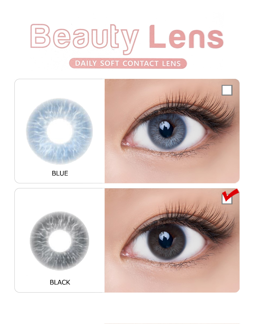 [1-Month] Art Nova-4 Black (2pcs)