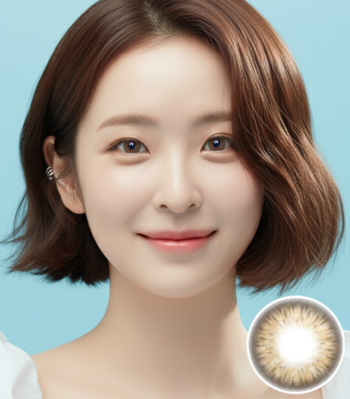 [1-Month] Cute Violen-1 Brown (2pcs)2