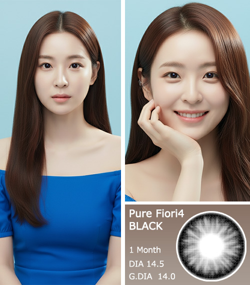 [1-Month] Pure Fiori-4 Black (2pcs)3