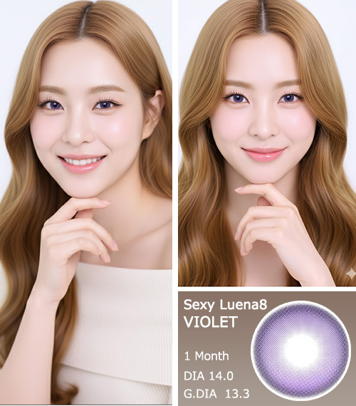 [1-Month] Sexy Luena-8 Violet (2pcs)3