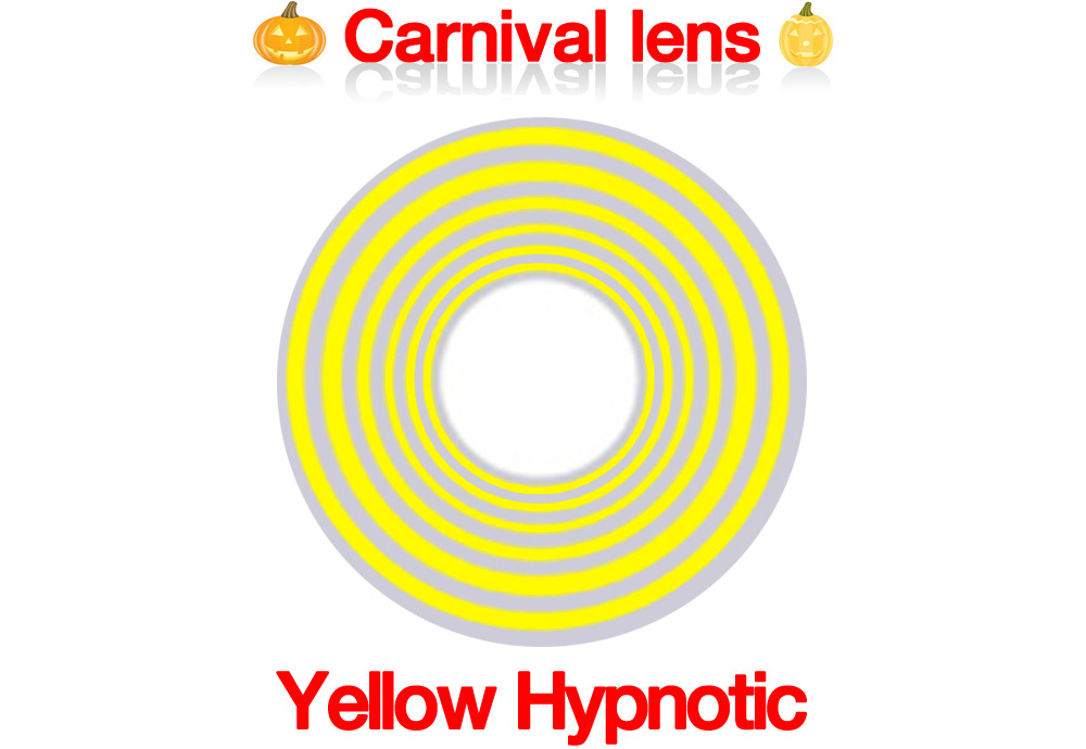 [Cosplay/6-Month] Yellow Hypnotic - Crazy-013 (2pcs)