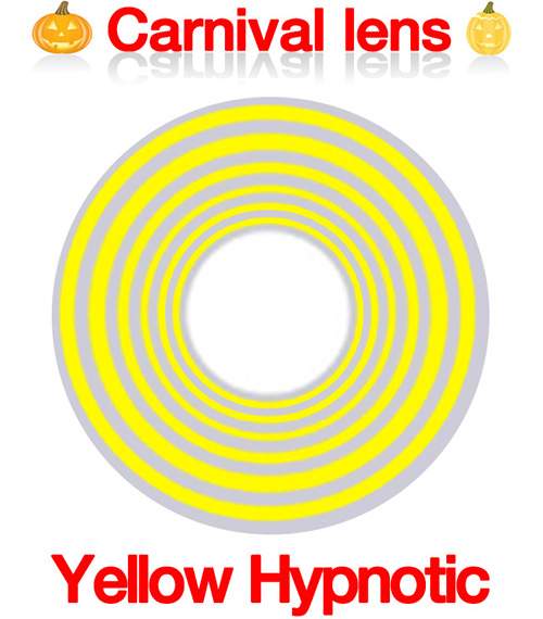 [Cosplay/6-Month] Yellow Hypnotic - Crazy-013 (2pcs)5