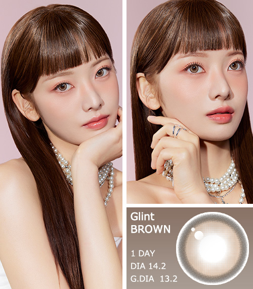 [1-Day] Glint Brown (10pcs)3