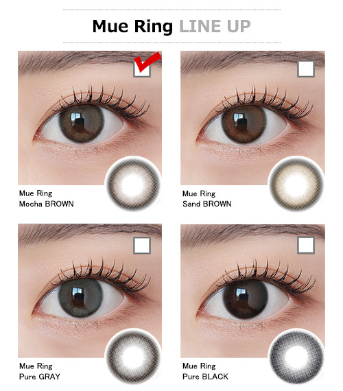 [1 Month] Mue Ring Mocha BROWN (2pcs)5