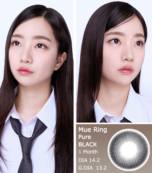 [1 Month] Mue Ring Pure BLACK (2pcs)3