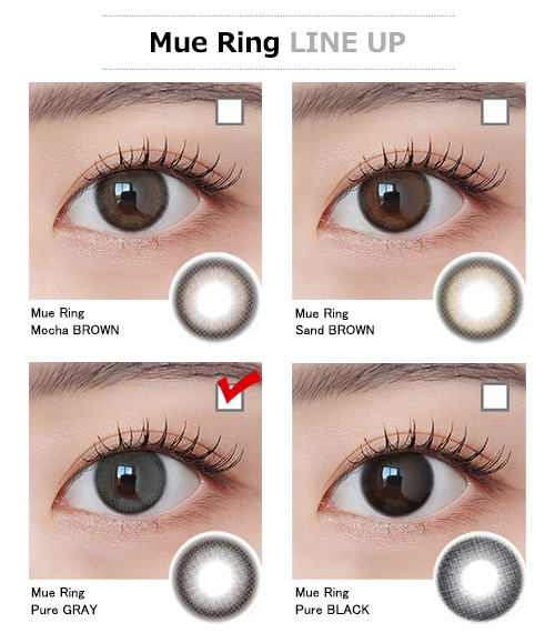 [1 Month] Mue Ring Pure GRAY (2pcs)5