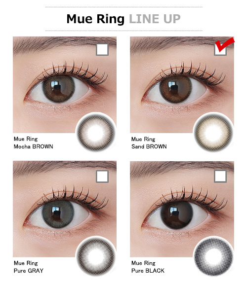 [1 Month] Mue Ring Sand BROWN (2pcs)5