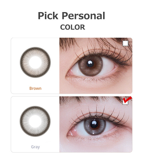 [1 Month] Pick Personal GRAY (2pcs)5