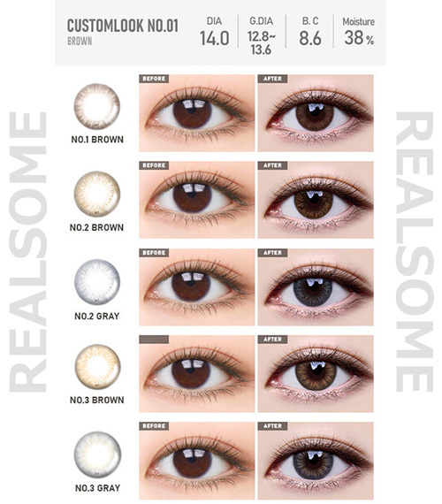 [Toric/Select Period] Torica Customlook No.01 Choco Brown5