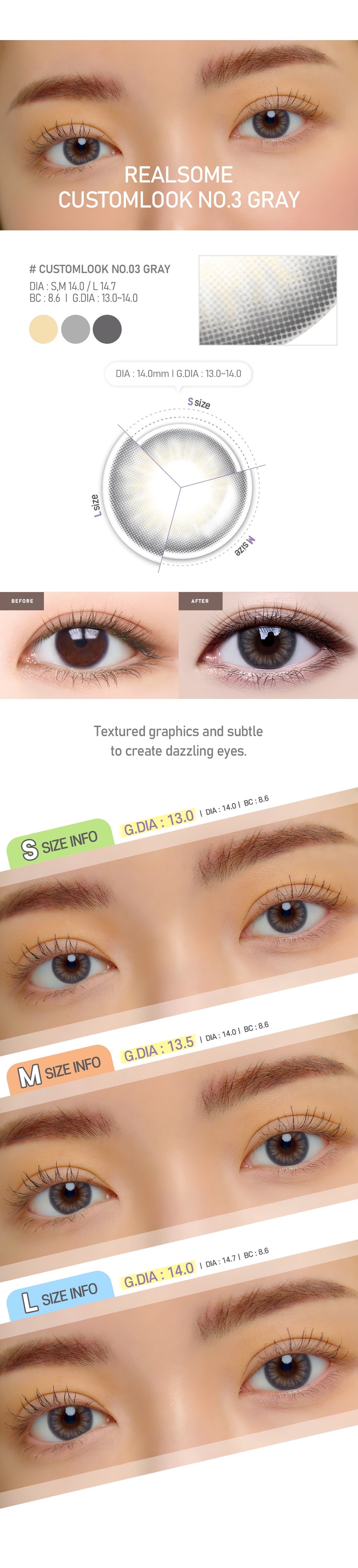 [Select Period] Torica Customlook No.03 Gray