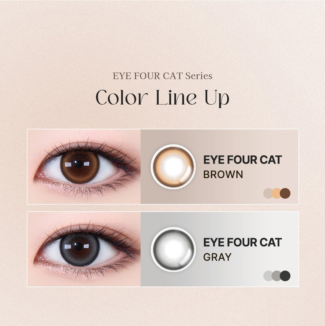 [Toric/Select Period] Torica Eye four cat Brown