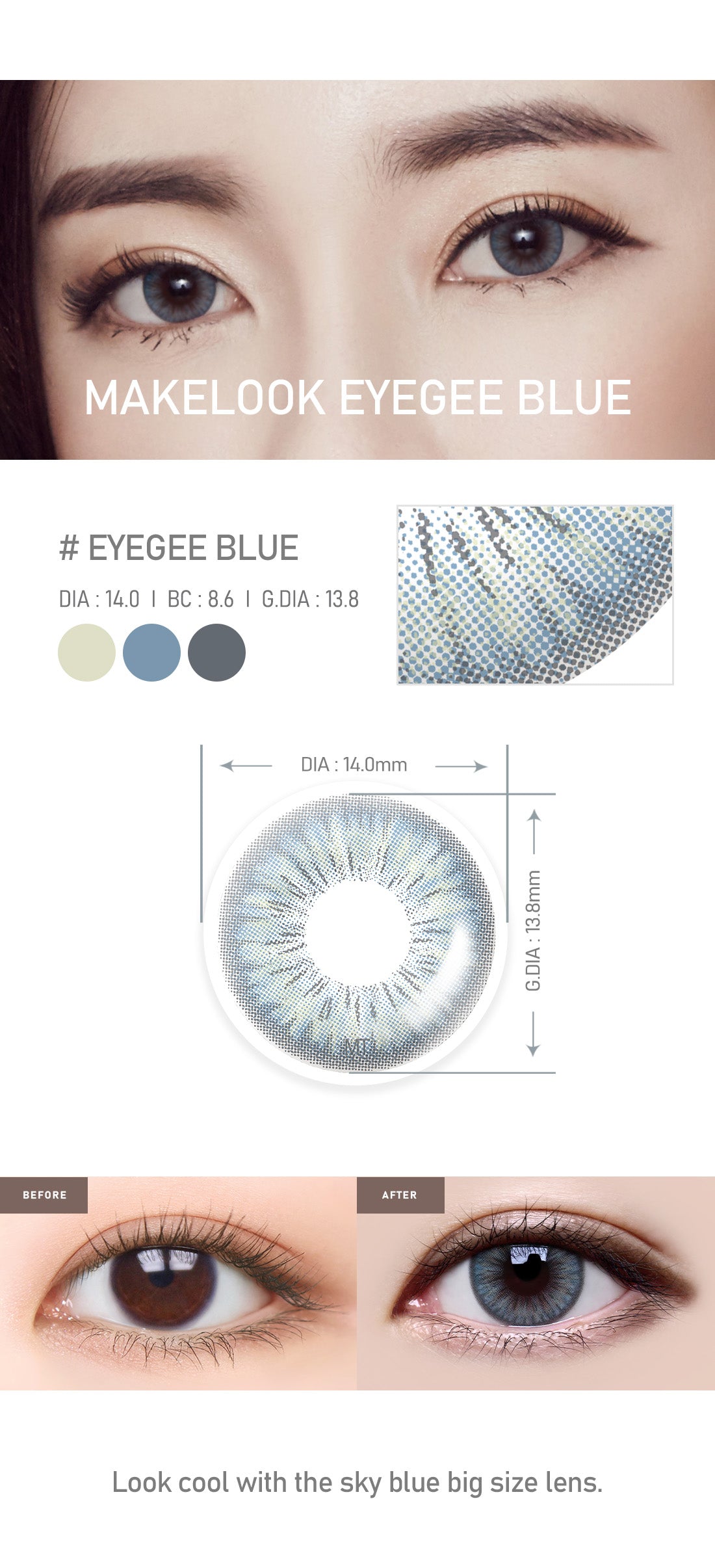 [Toric/Select Period] Torica Eyegee Blue
