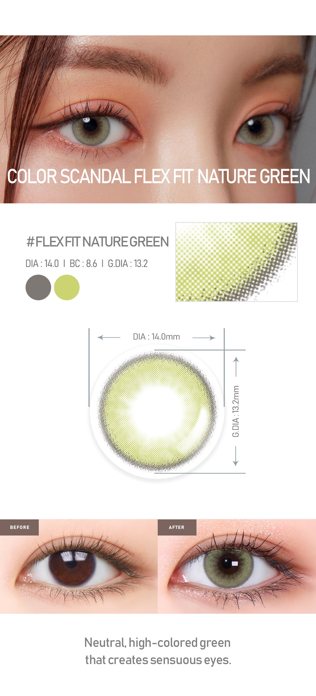 [Select Period] Torica Flexfit Nature Green