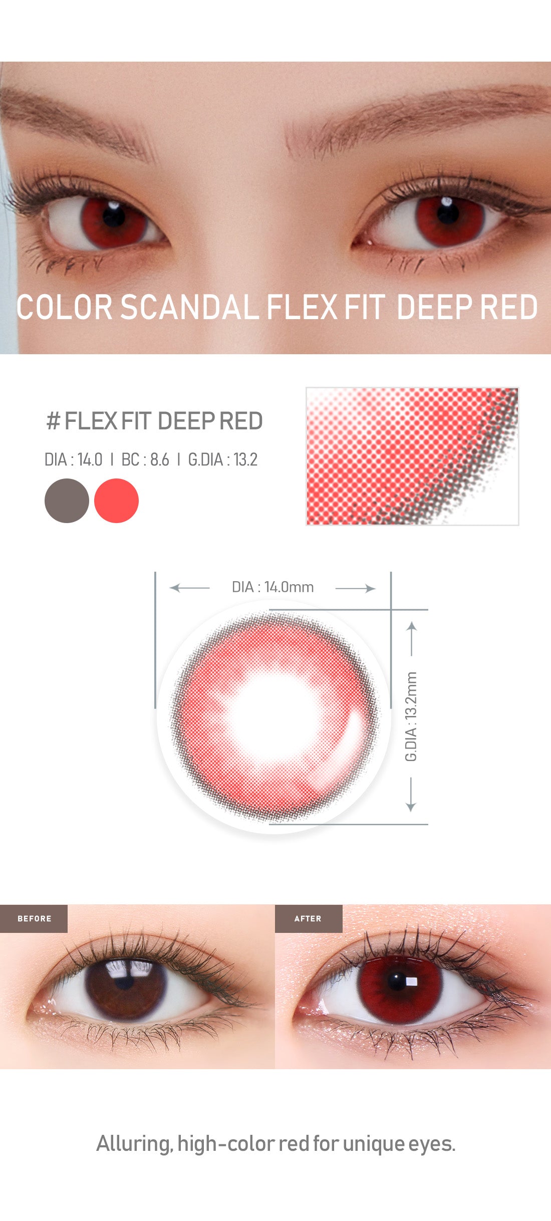 [Select Period] Torica Flexfit Deep Red