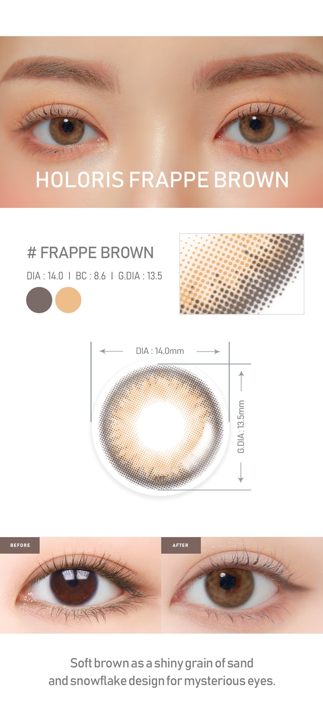 [Toric/Select Period] Torica Frappe Brown