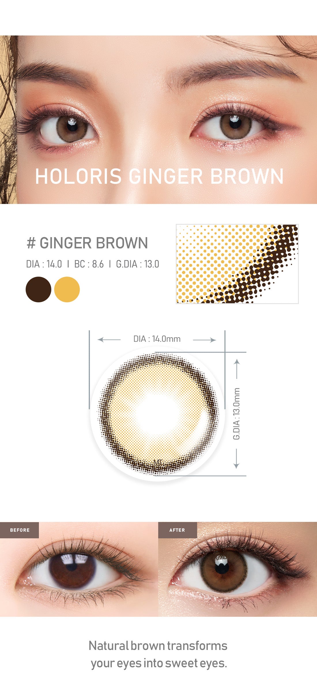 [Select Period] Torica Ginger Brown