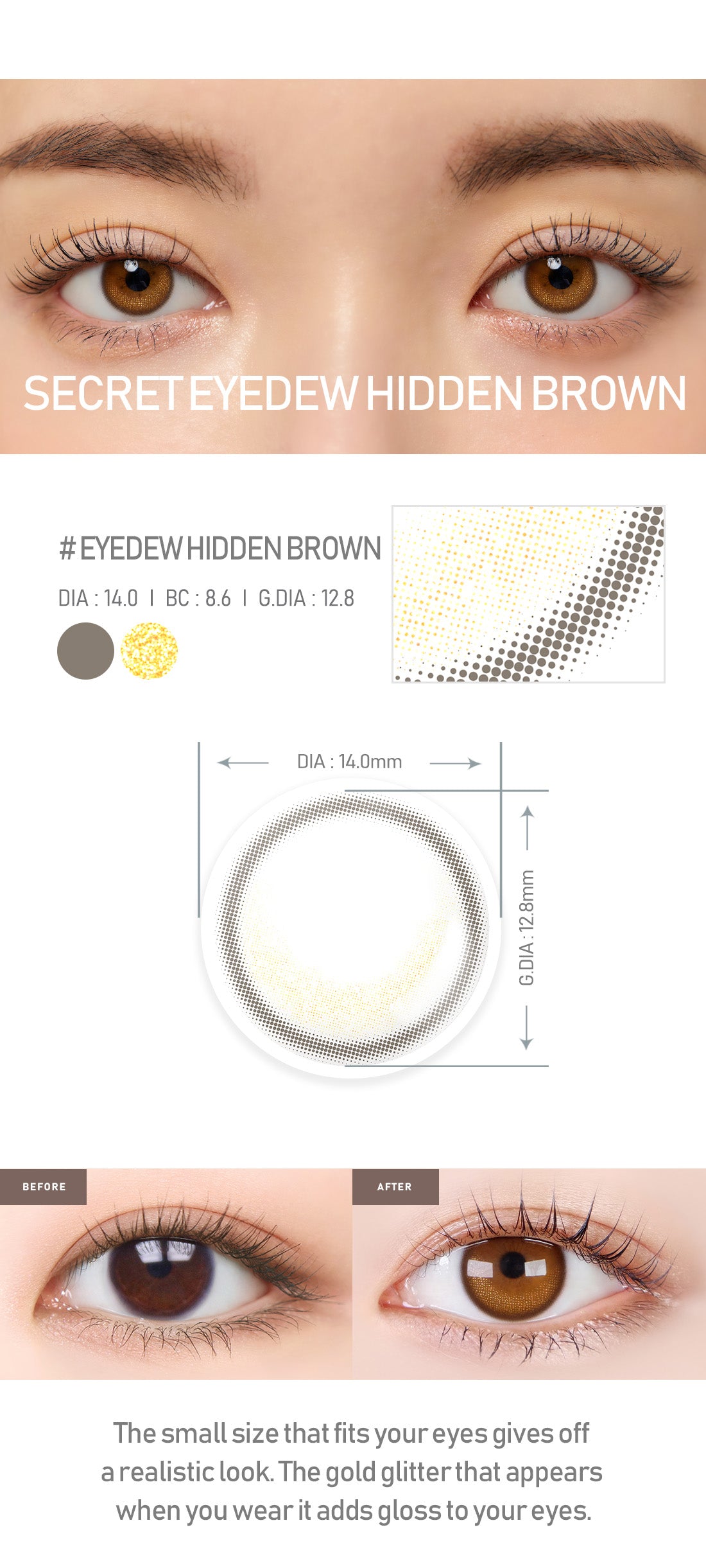 [Select Period] Torica Hidden Pearl Brown