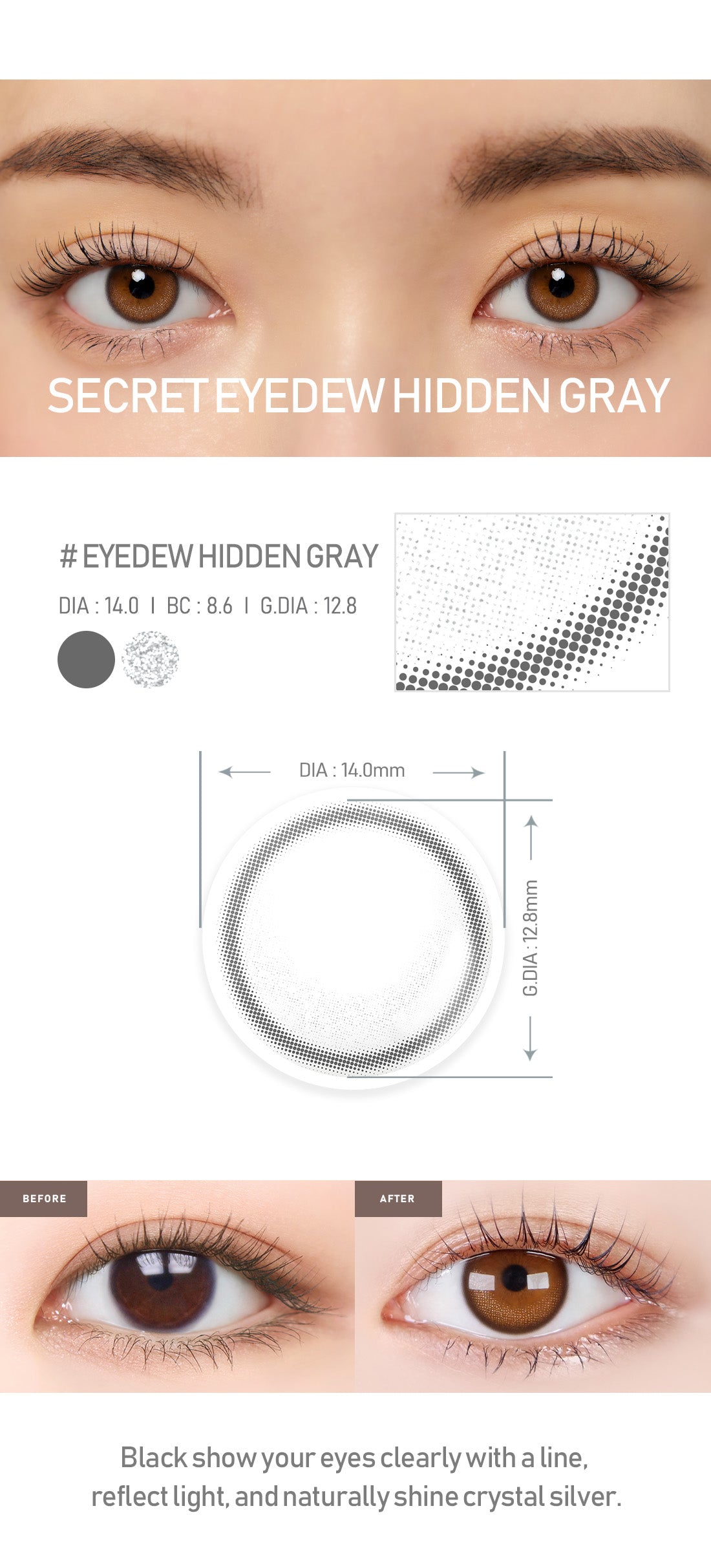 [Select Period] Torica Hidden Pearl Gray