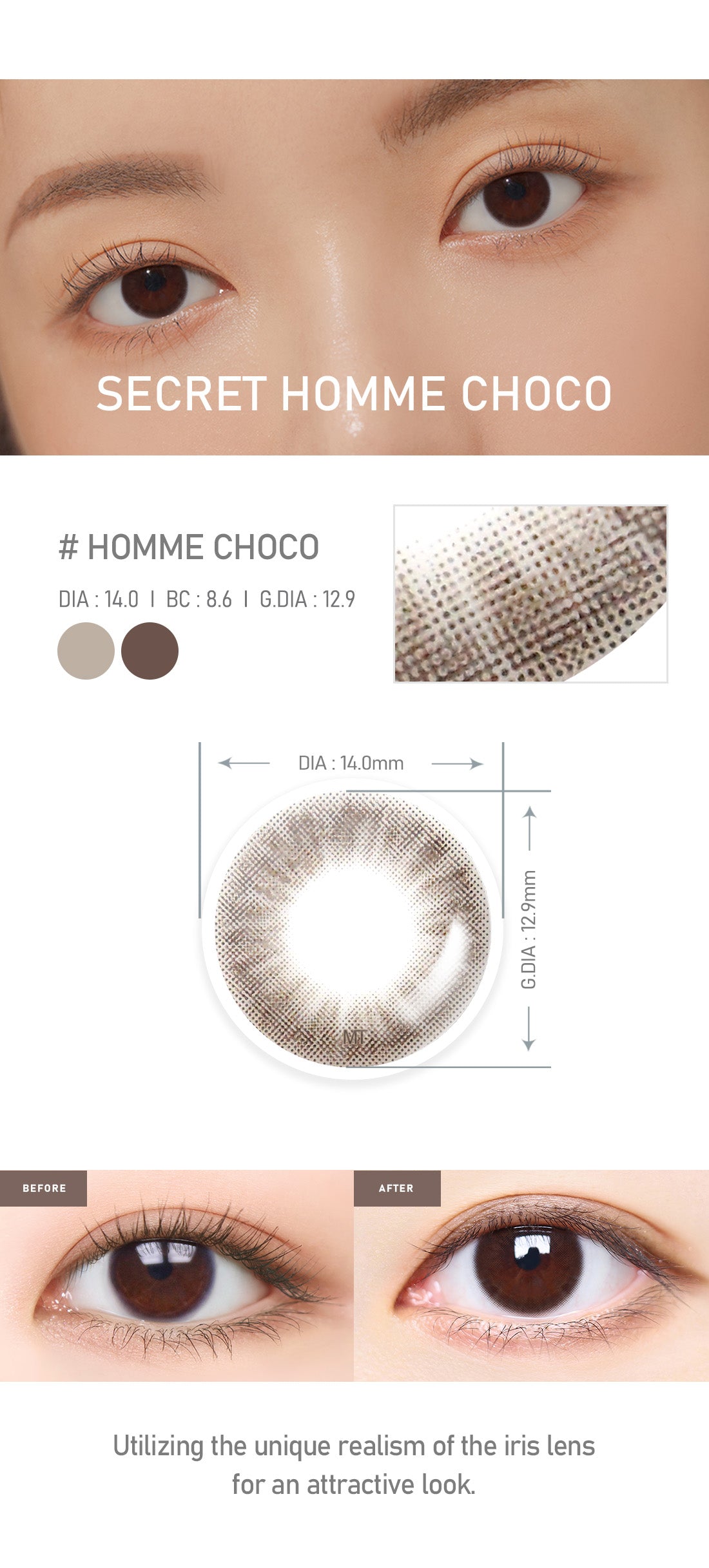 [Toric/Select Period] Torica Homme Choco