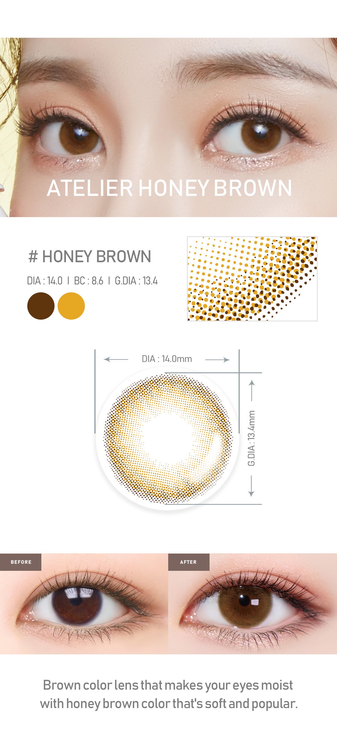 [Select Period] Torica Honey Brown