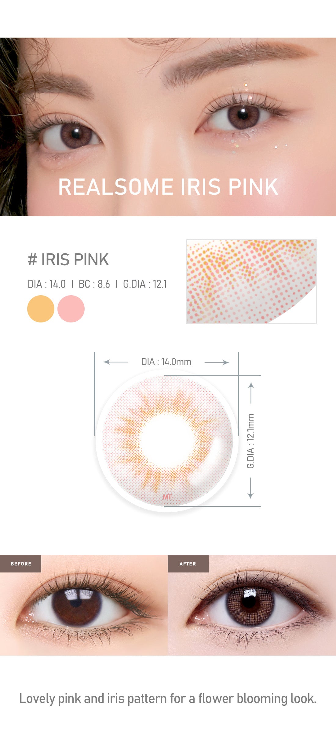 [Select Period] Torica Iris Pink