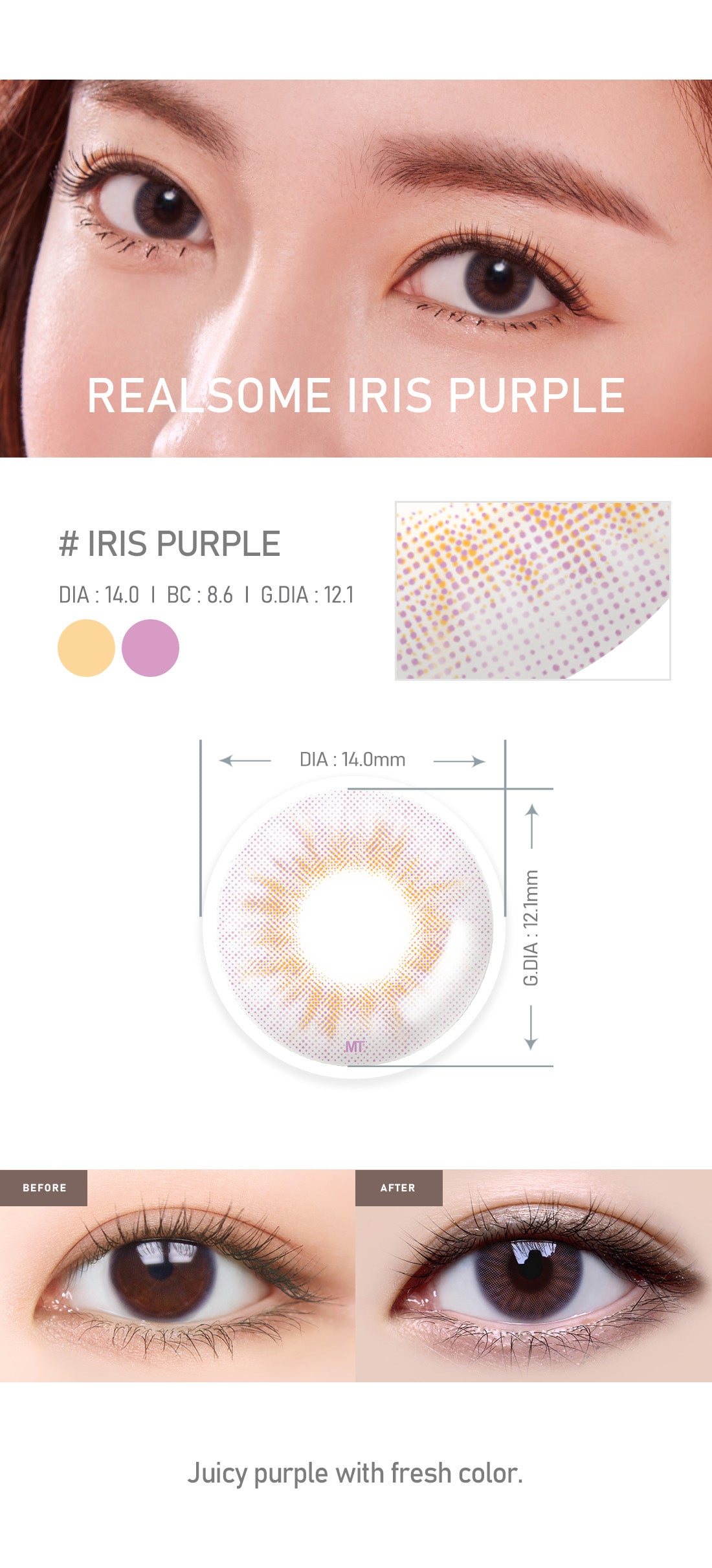 [Select Period] Torica Iris Purple