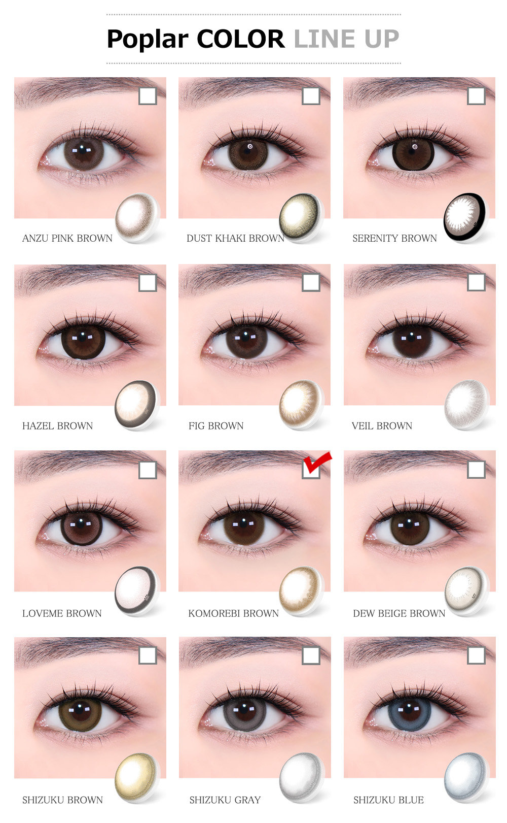 [Toric/Select Period] Torica Komorebi Brown