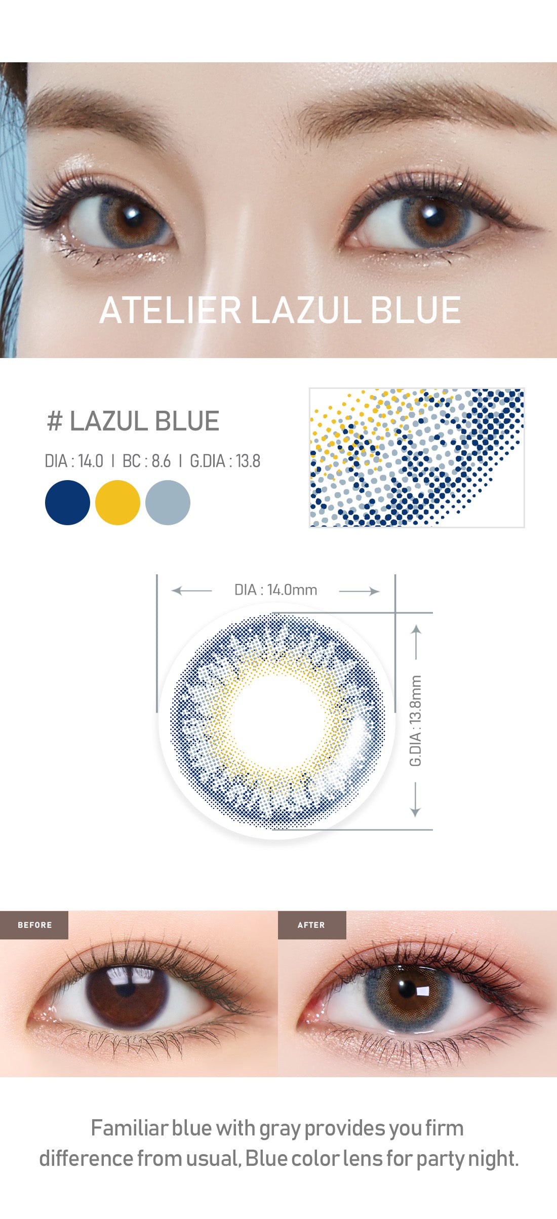 [Toric/Select Period] Torica Lazul Blue