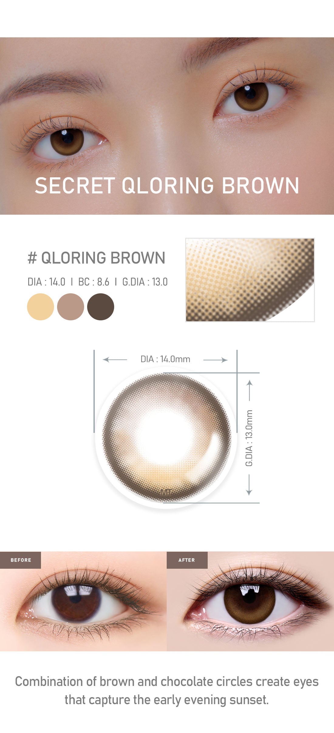 [Select Period] Torica Qloring Brown
