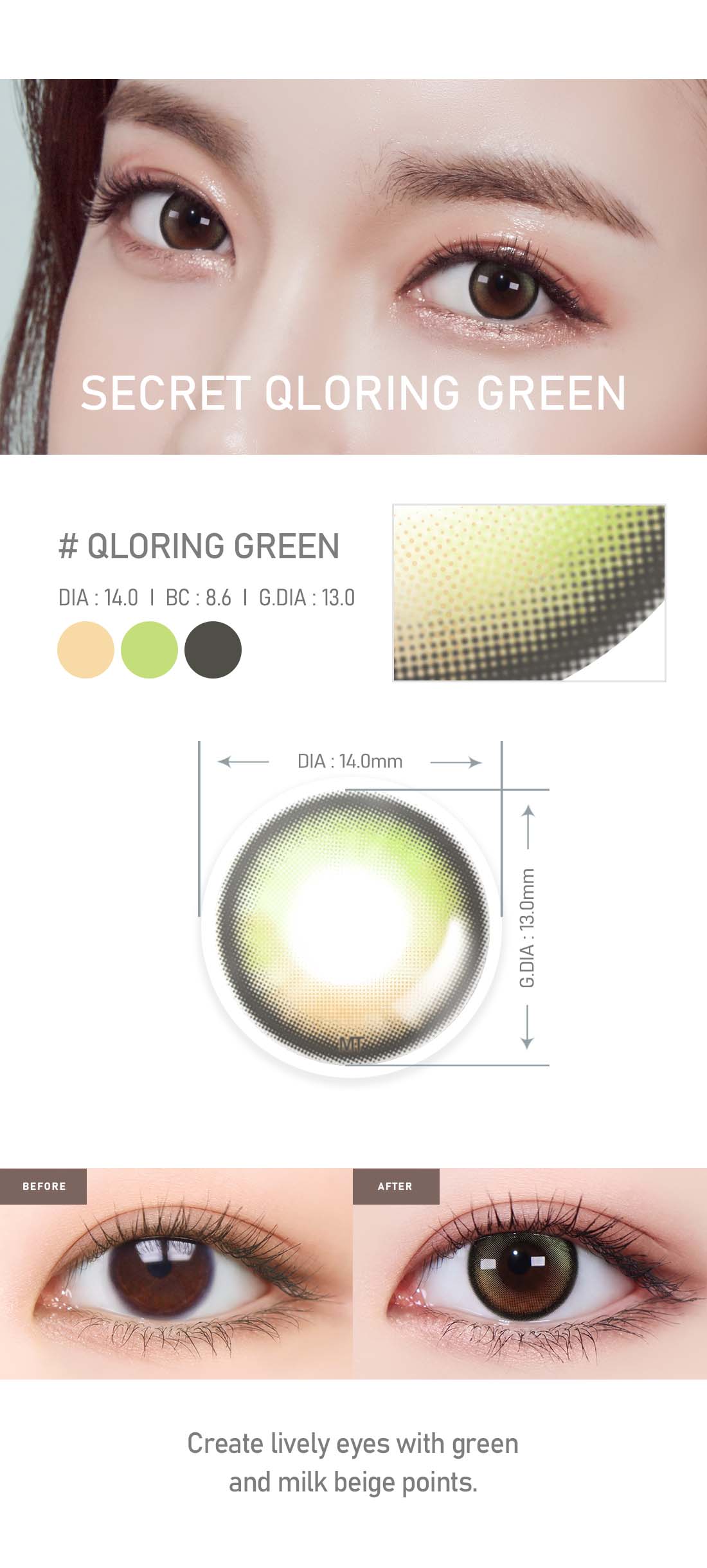 [Select Period] Torica Qloring Green
