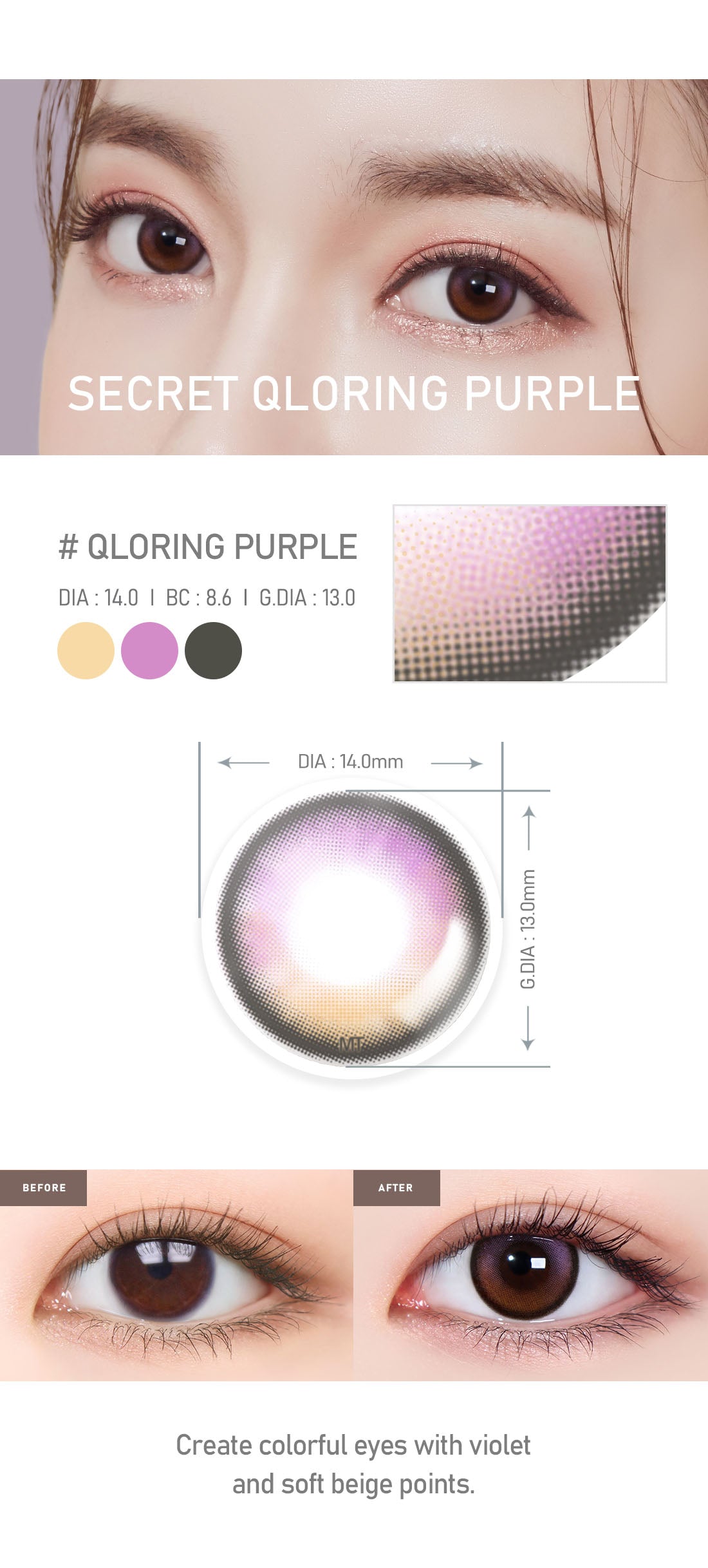 [Select Period] Torica Qloring Purple