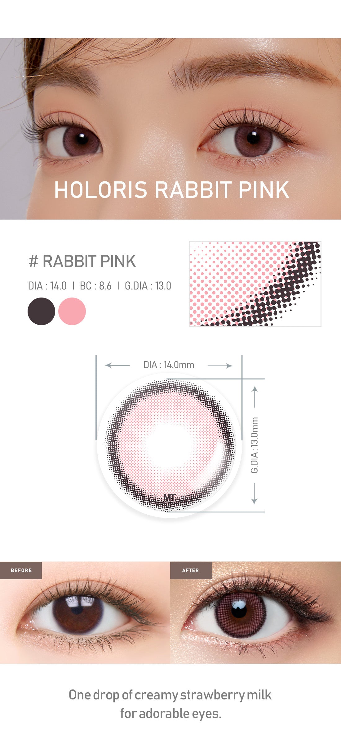 [Toric/Select Period] Torica Rabbit Pink