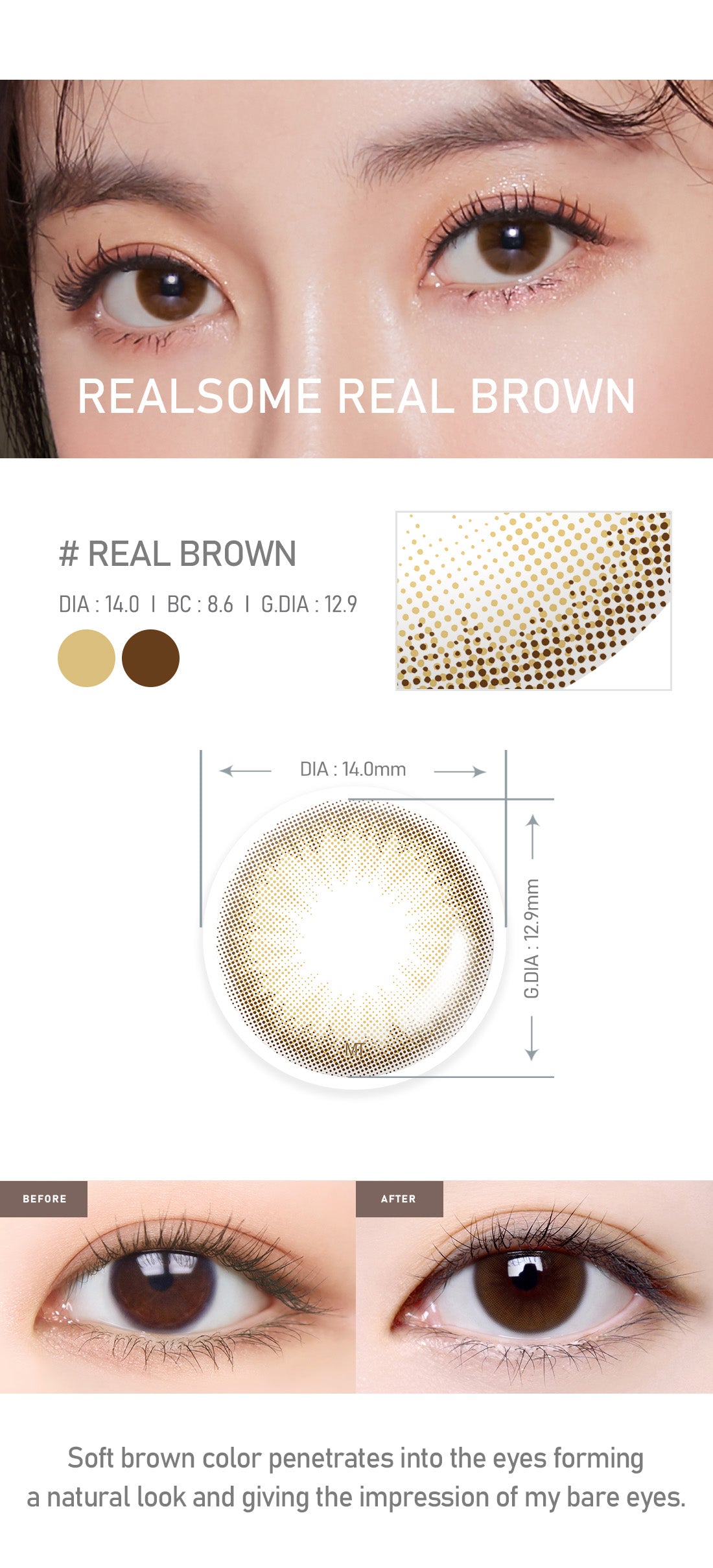 [Select Period] Torica Real Brown