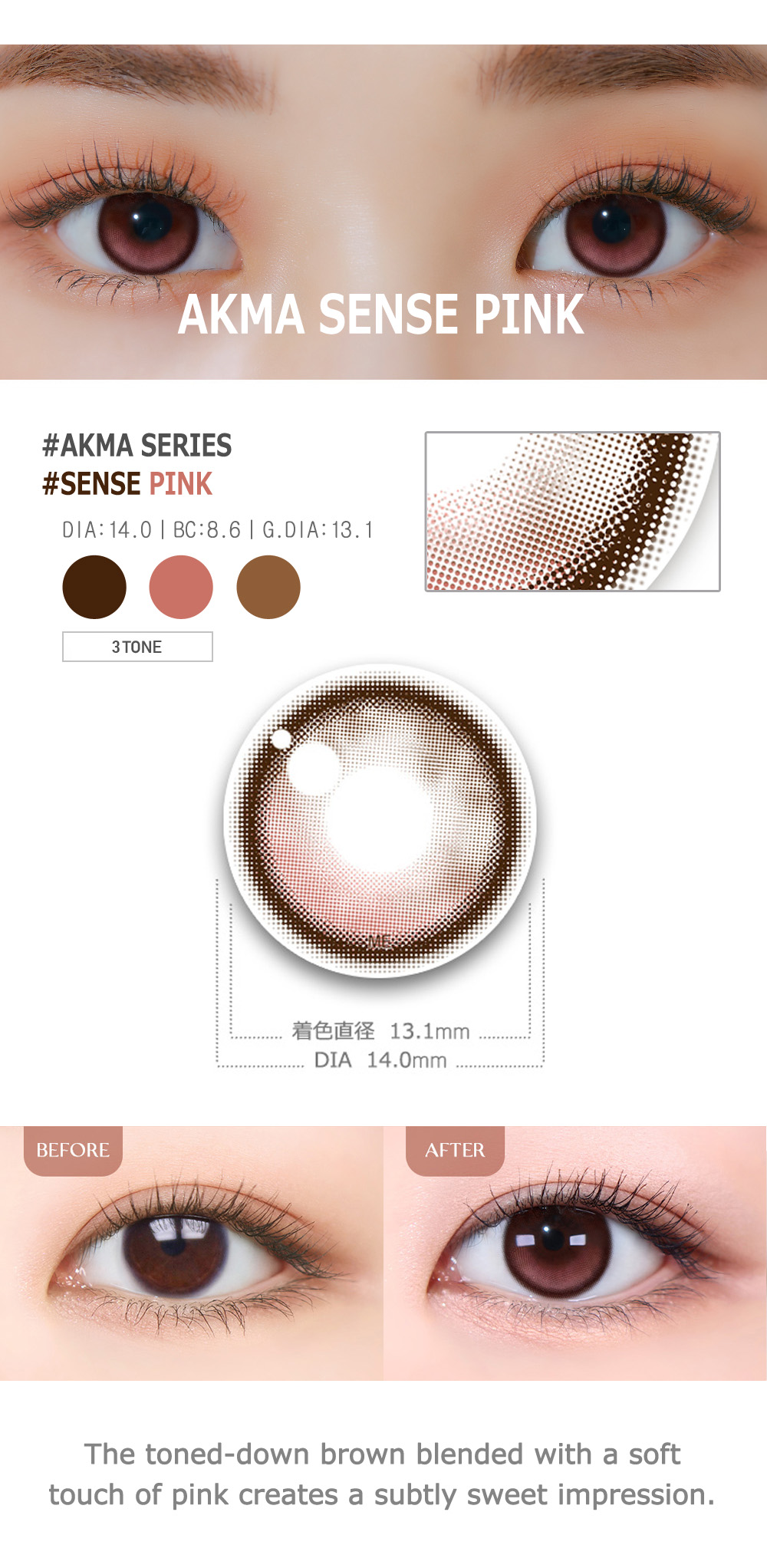 [Select Period] Torica Sense Pink Brown