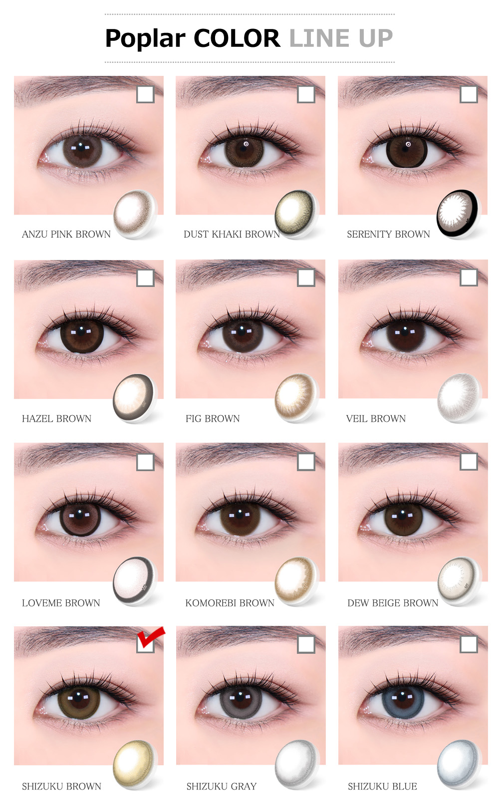 [Select Period] Torica Shizuku Brown