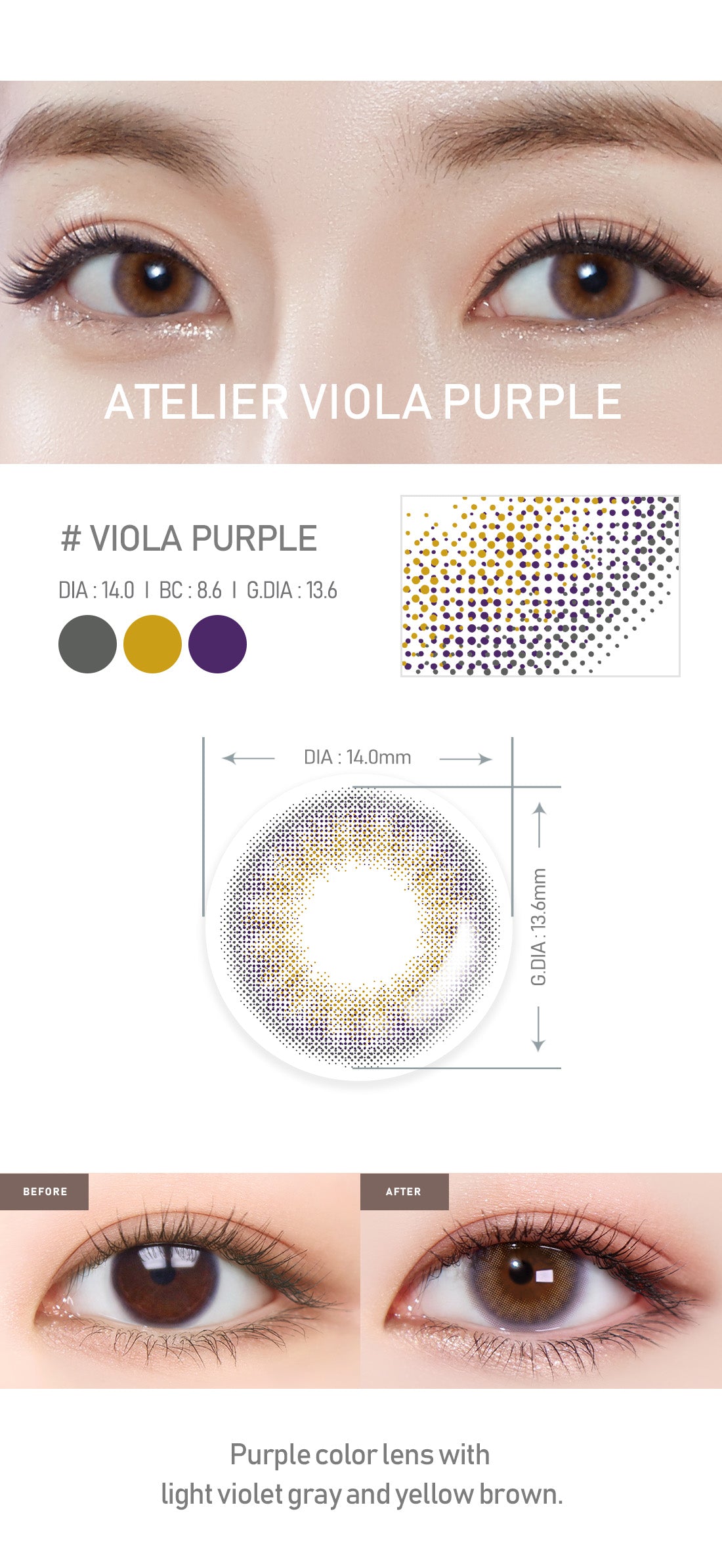 [Toric/Select Period] Torica Viola Purple