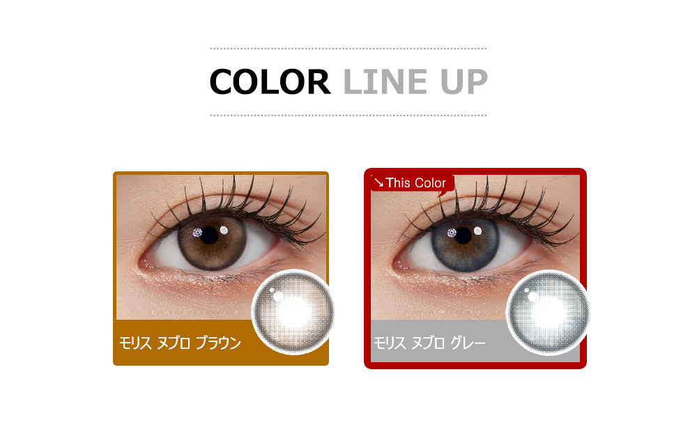 [1-Month] Mollis Nublo Gray Silicone (2pcs)