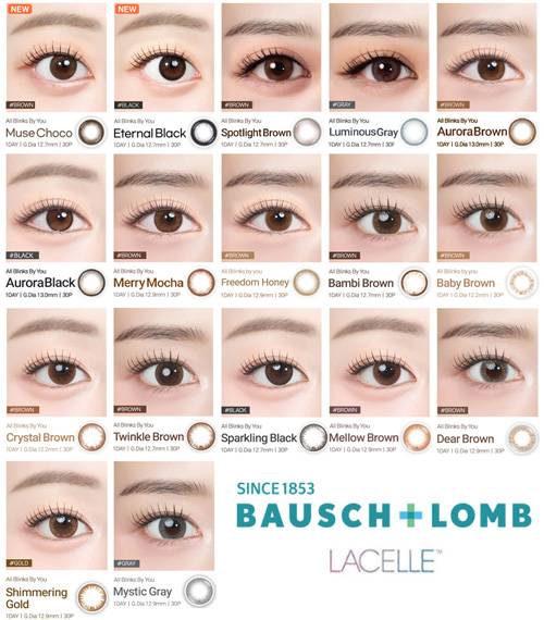 [1-Day] BAUSCH&LOMB LACELLE Baby Brown (30pcs)5