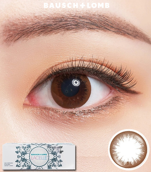 [1-Day] BAUSCH&LOMB LACELLE Twinkle Brown (30pcs)