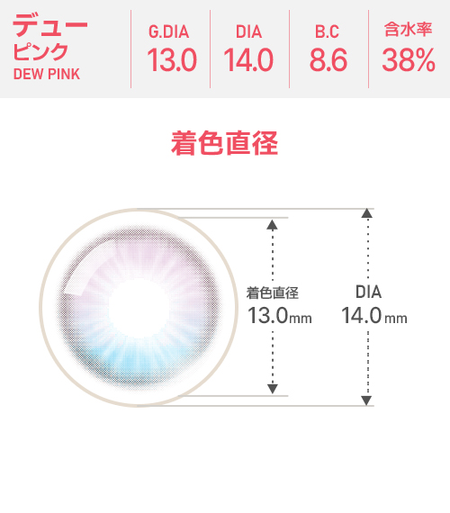 [Toric/Select Period] Toricme・Dew Pink4