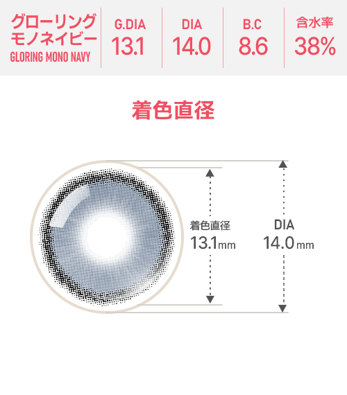 [Toric/Select Period] Toricme・Gloring Mono Navy4